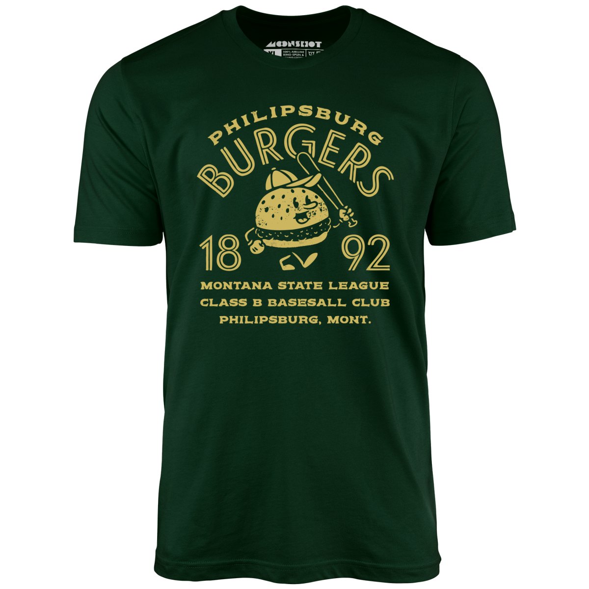 Philipsburg Burgers - Montana - Vintage Defunct Baseball Teams - Unisex T-Shirt