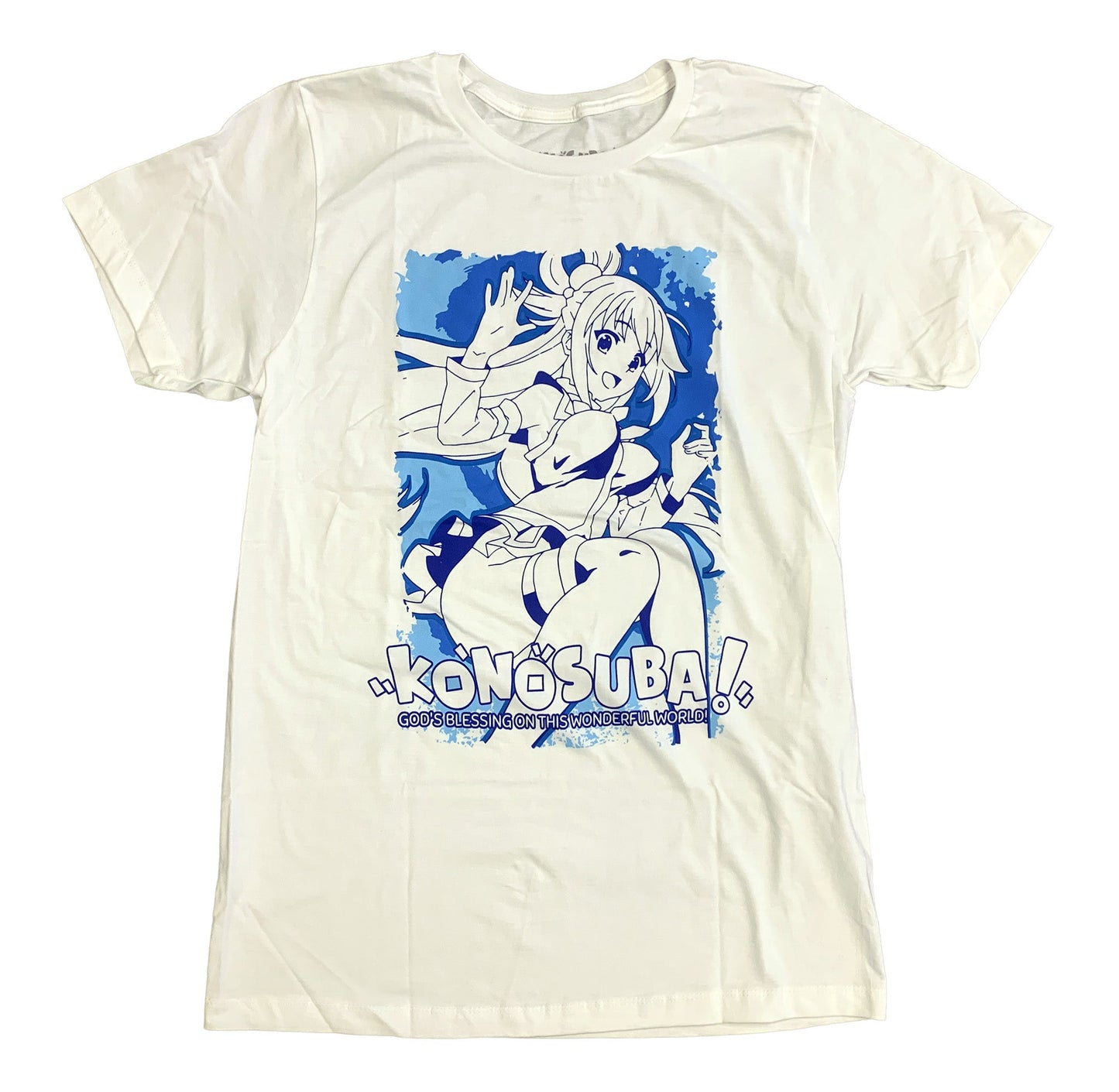 Konosuba - Aqua Character Anime Adult T-Shirt - clothing by TeeHivey.com