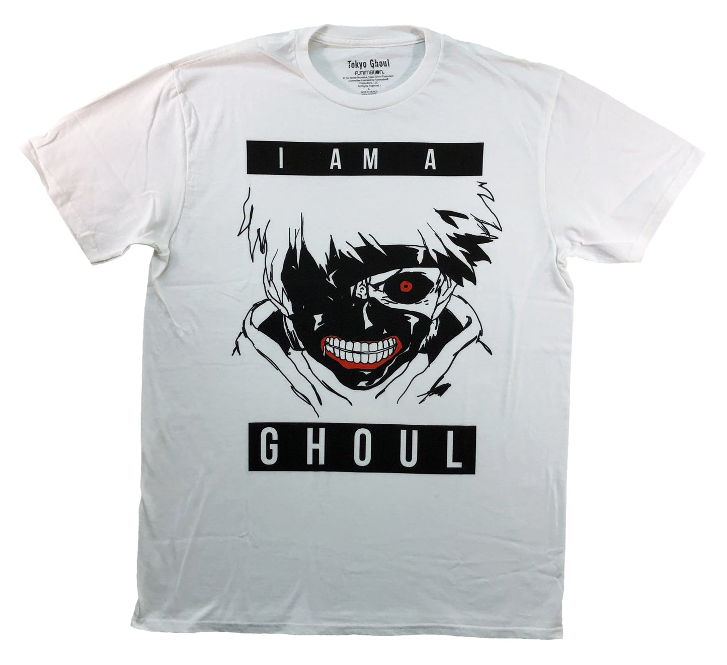 Tokyo Ghoul Ken Kaneki I Am A Ghoul Adult T-Shirt - clothing by TeeHivey.com