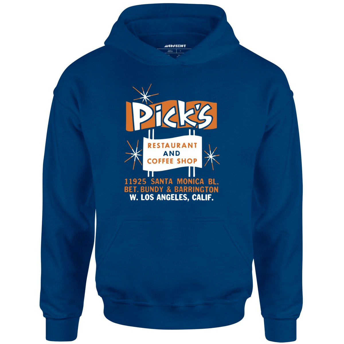 Pick's - Los Angeles, CA - Vintage Restaurant - Unisex Hoodie