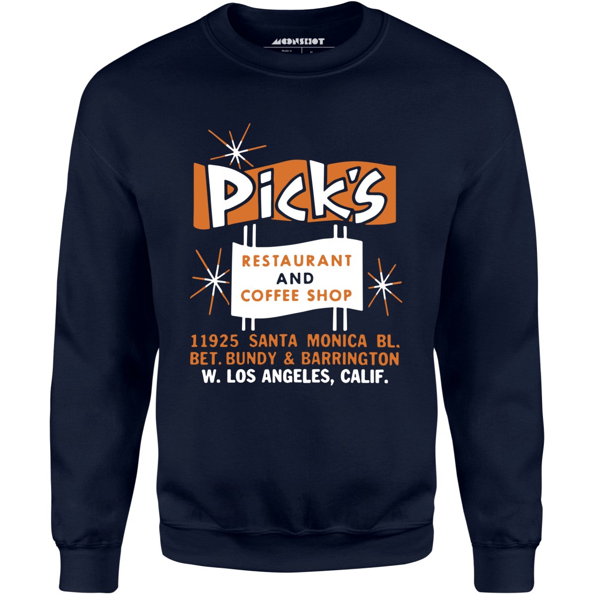 Pick's - Los Angeles, CA - Vintage Restaurant - Unisex Sweatshirt