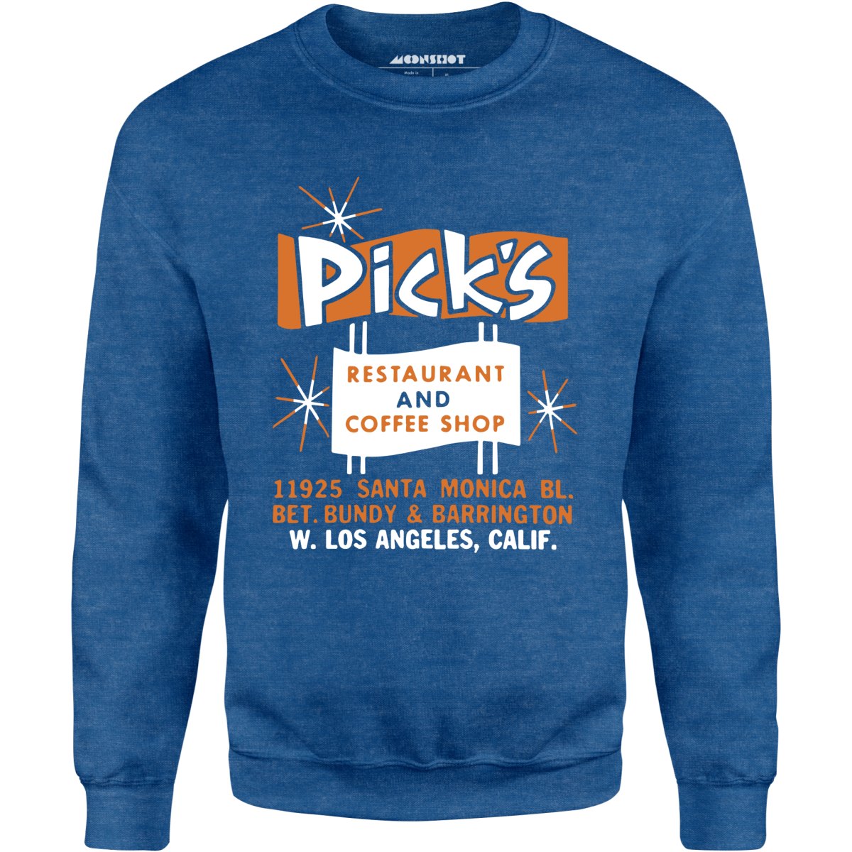 Pick's - Los Angeles, CA - Vintage Restaurant - Unisex Sweatshirt