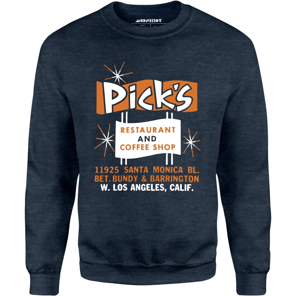 Pick's - Los Angeles, CA - Vintage Restaurant - Unisex Sweatshirt