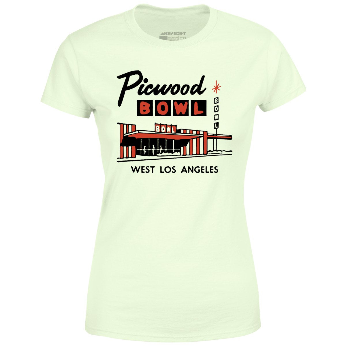 Picwood Bowl - Los Angeles, CA - Vintage Bowling Alley - Women's T-Shirt