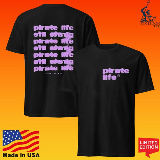 Pirate Life Stamp T-shirt