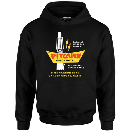Pitcairn Motor Hotel - Garden Grove, CA - Vintage Hotel - Unisex Hoodie