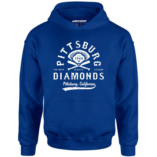 Pittsburg Diamonds - California - Vintage Defunct Baseball Teams - Unisex Hoodie