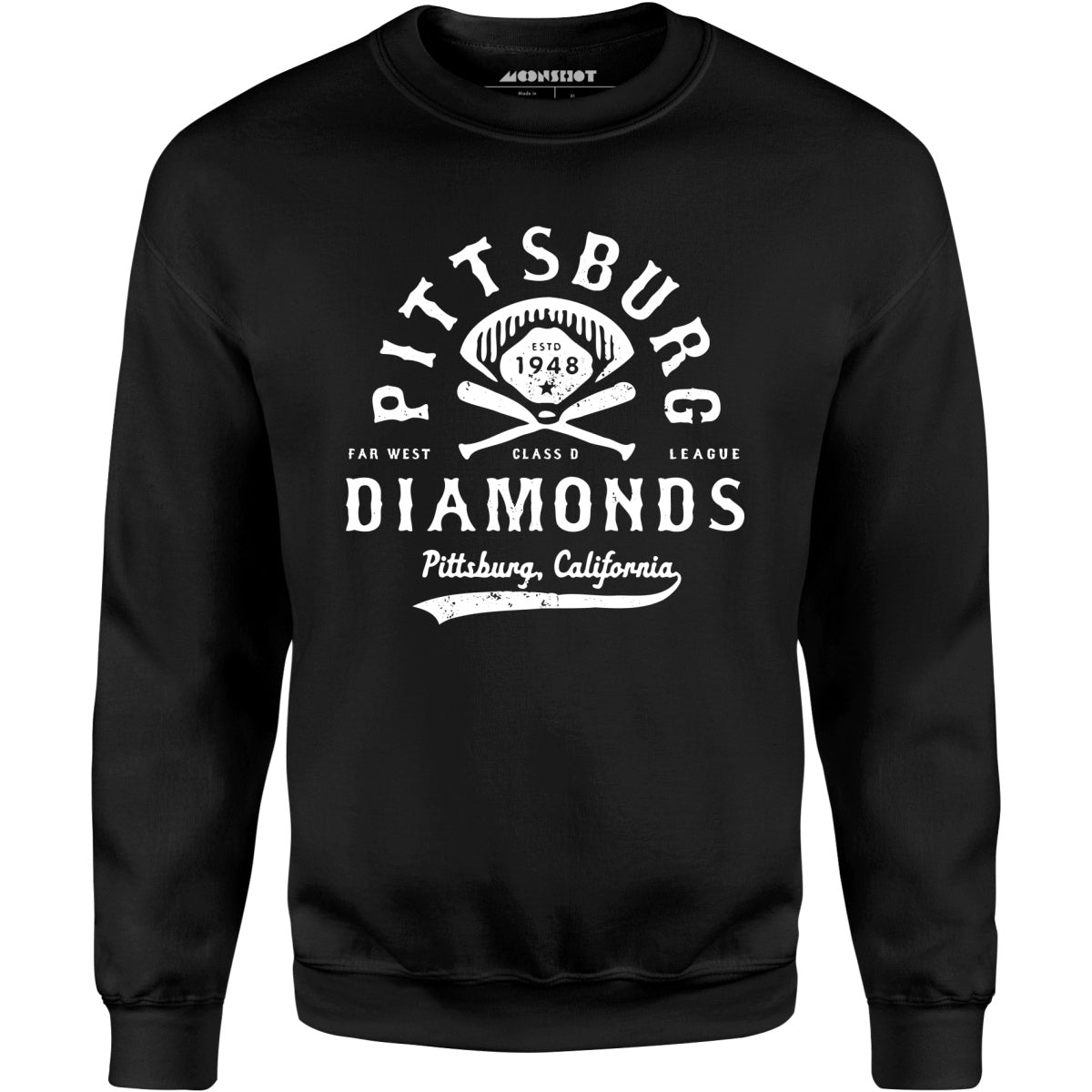 Pittsburg Diamonds - California - Vintage Defunct Baseball Teams - Unisex Sweatshirt
