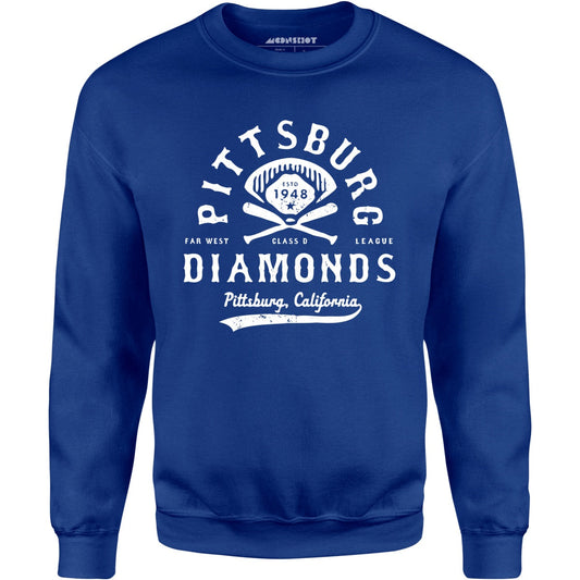 Pittsburg Diamonds - California - Vintage Defunct Baseball Teams - Unisex Sweatshirt