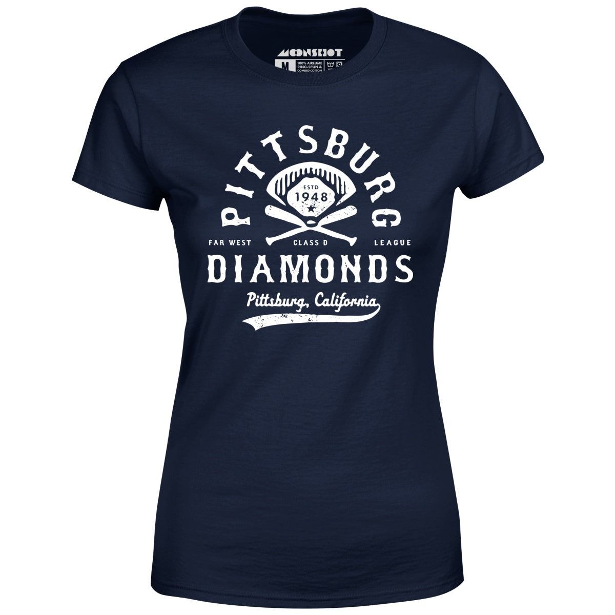 Pittsburg Diamonds - California - Vintage Defunct Baseball Teams - Women's T-Shirt