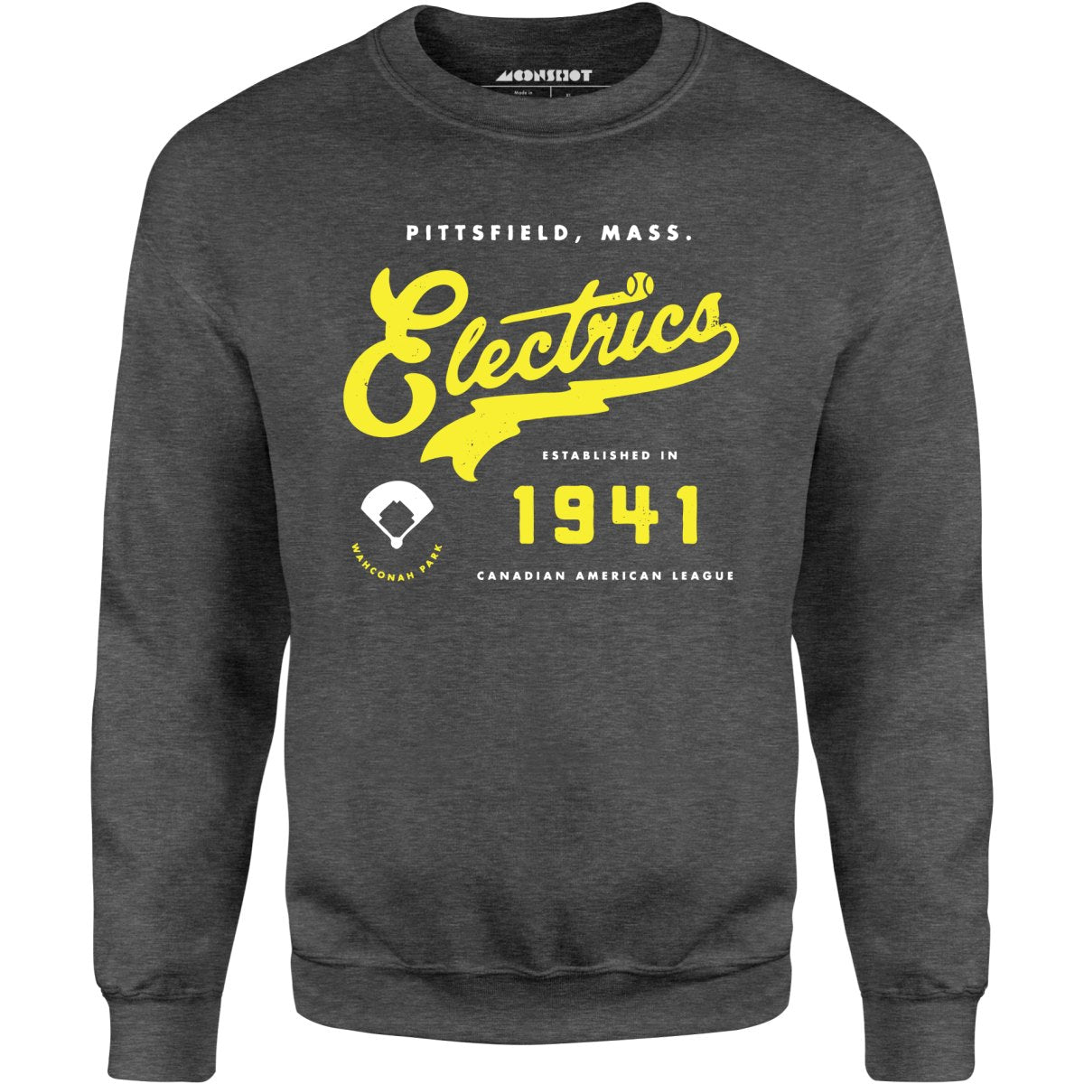 Pittsfield Electrics - Massachusetts - Vintage Defunct Baseball Teams - Unisex Sweatshirt