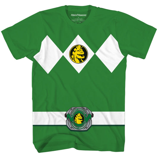 Power Rangers Green Ranger Costume Adult T Shirt - clothing by TeeHivey.com