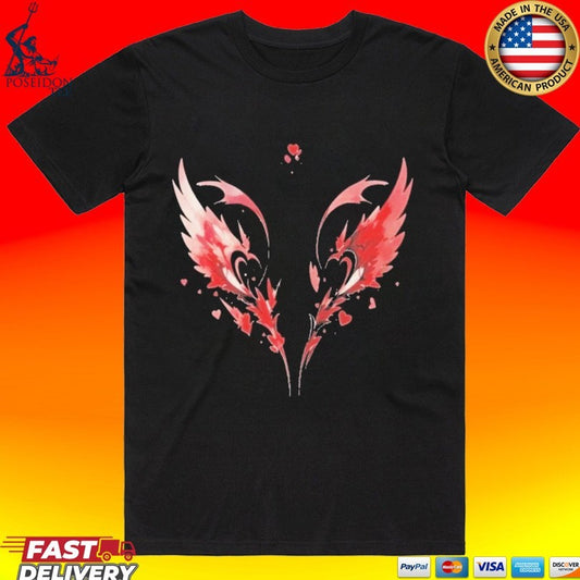 Polendo Design The Heart Learns To Fly T-shirt