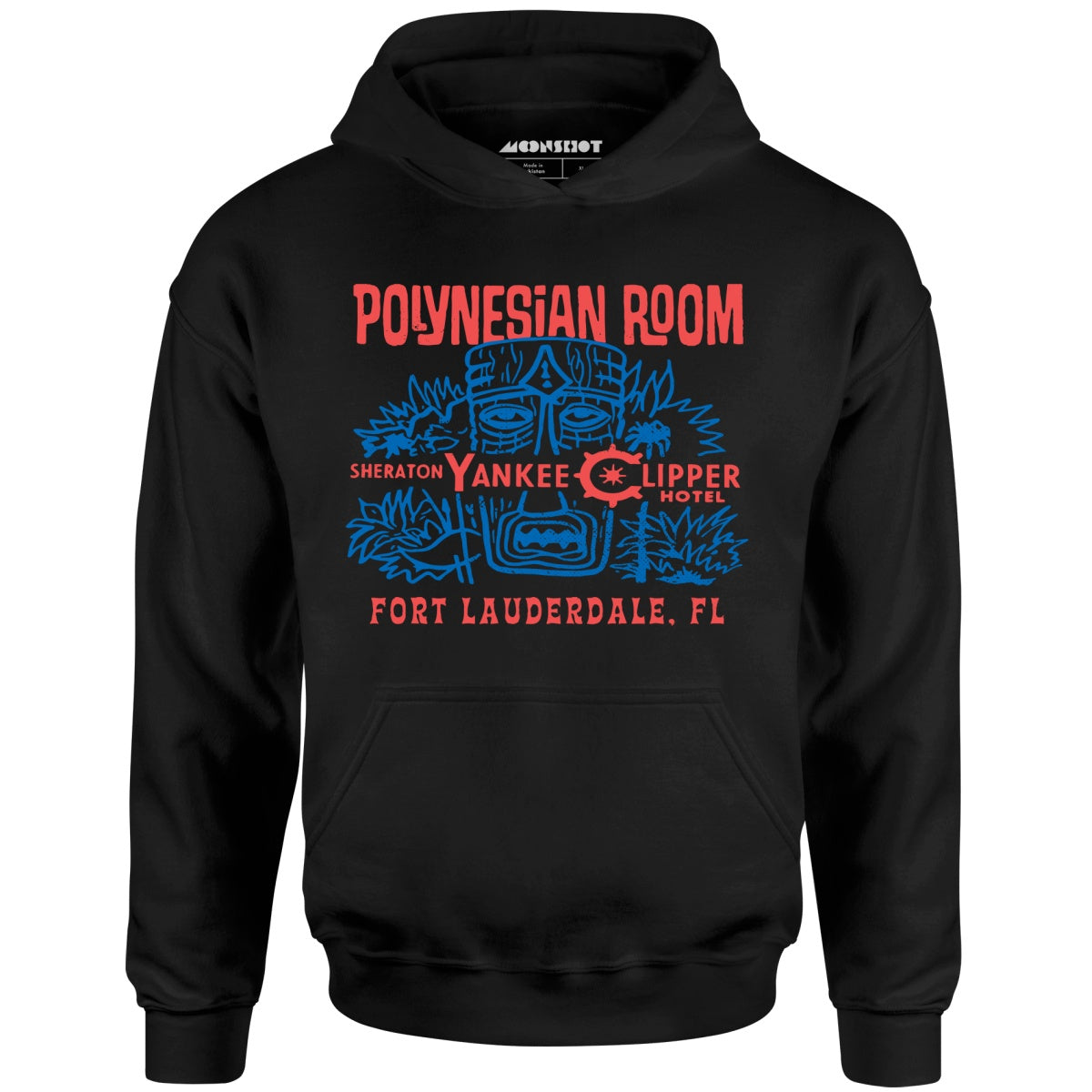 Polynesian Room - Fort Lauderdale, FL - Vintage Tiki Bar - Unisex Hoodie