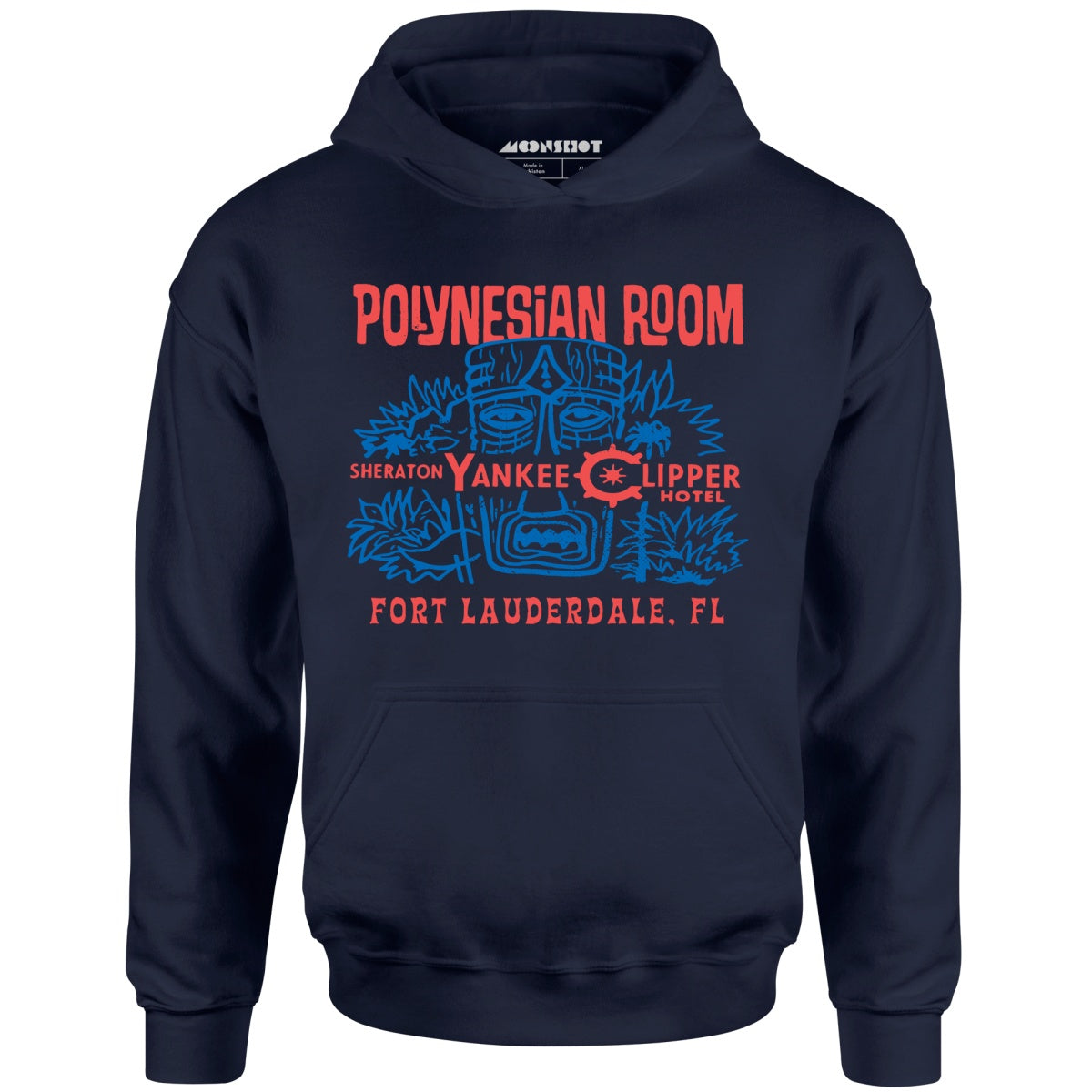 Polynesian Room - Fort Lauderdale, FL - Vintage Tiki Bar - Unisex Hoodie