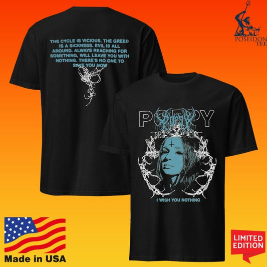Poppy Cursed I Wish You Nothing T-shirt