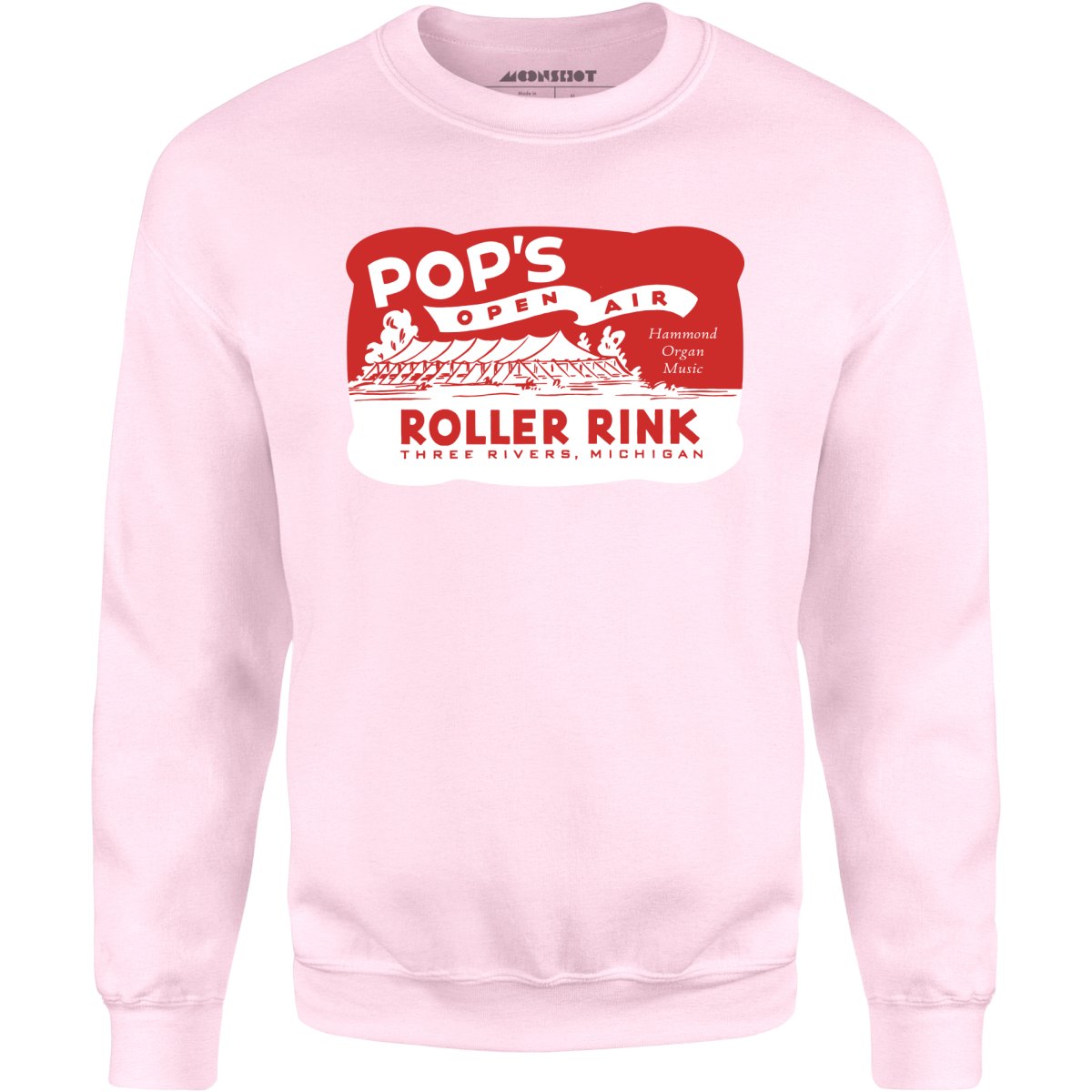 Pop's - Three Rivers, MI - Vintage Roller Rink - Unisex Sweatshirt