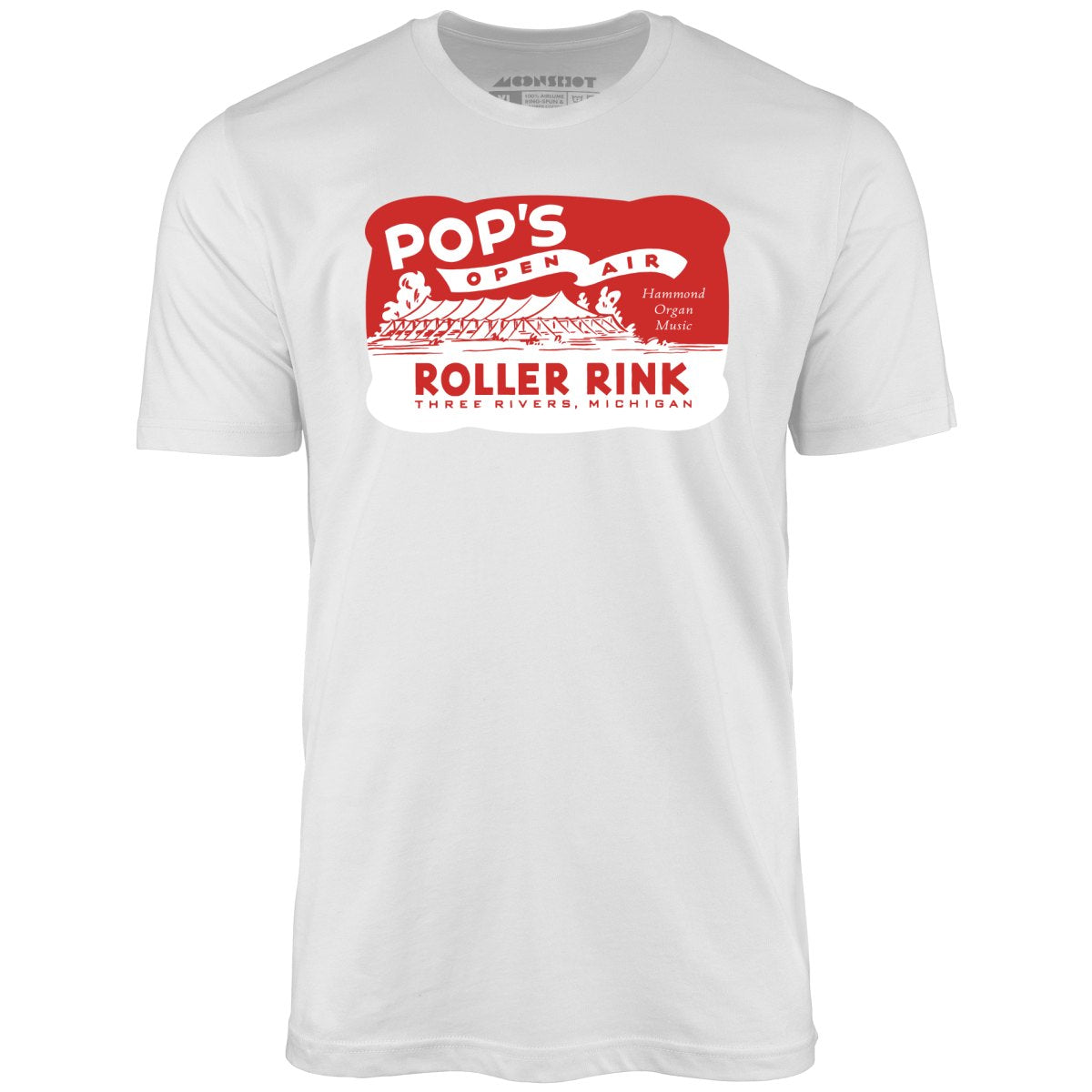 Pop's - Three Rivers, MI - Vintage Roller Rink - Unisex T-Shirt