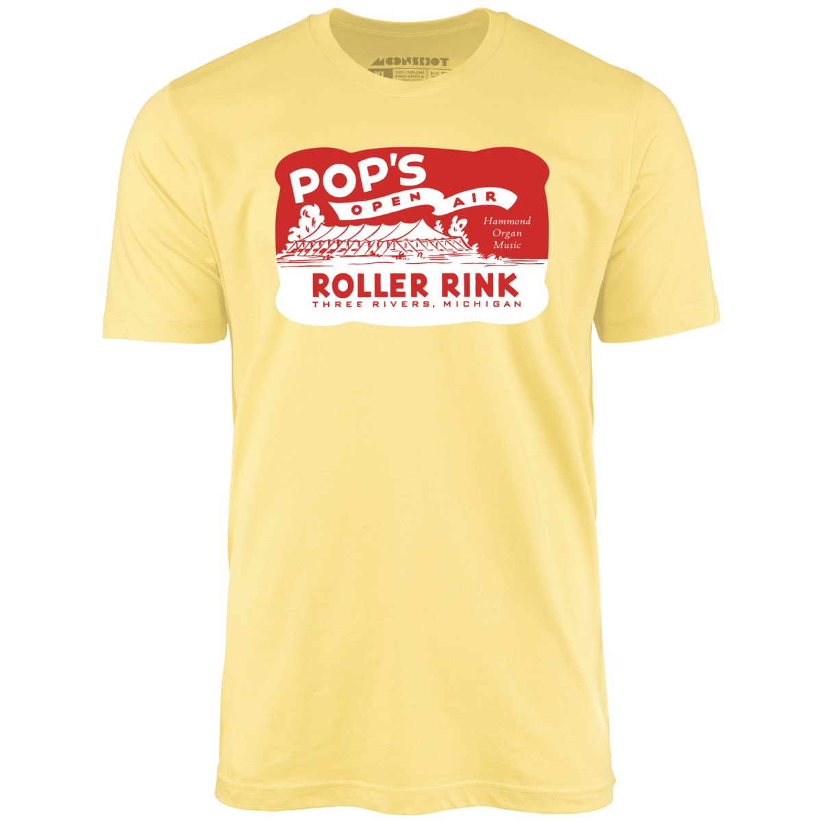 Pop's - Three Rivers, MI - Vintage Roller Rink - Unisex T-Shirt