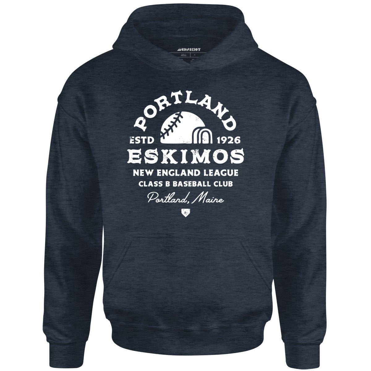 Portland Eskimos - Maine - Vintage Defunct Baseball Teams - Unisex Hoodie