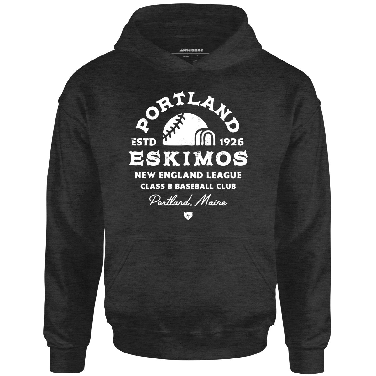 Portland Eskimos - Maine - Vintage Defunct Baseball Teams - Unisex Hoodie
