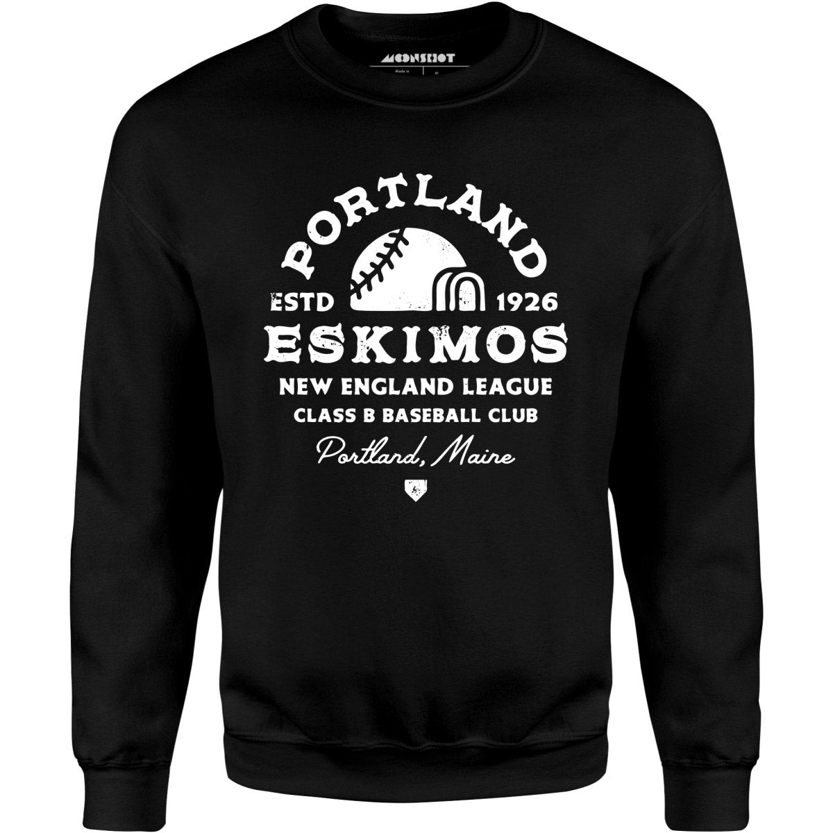Portland Eskimos - Maine - Vintage Defunct Baseball Teams - Unisex Sweatshirt
