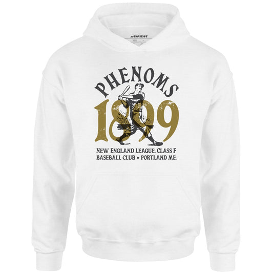 Portland Phenoms - Maine - Vintage Defunct Baseball Teams - Unisex Hoodie