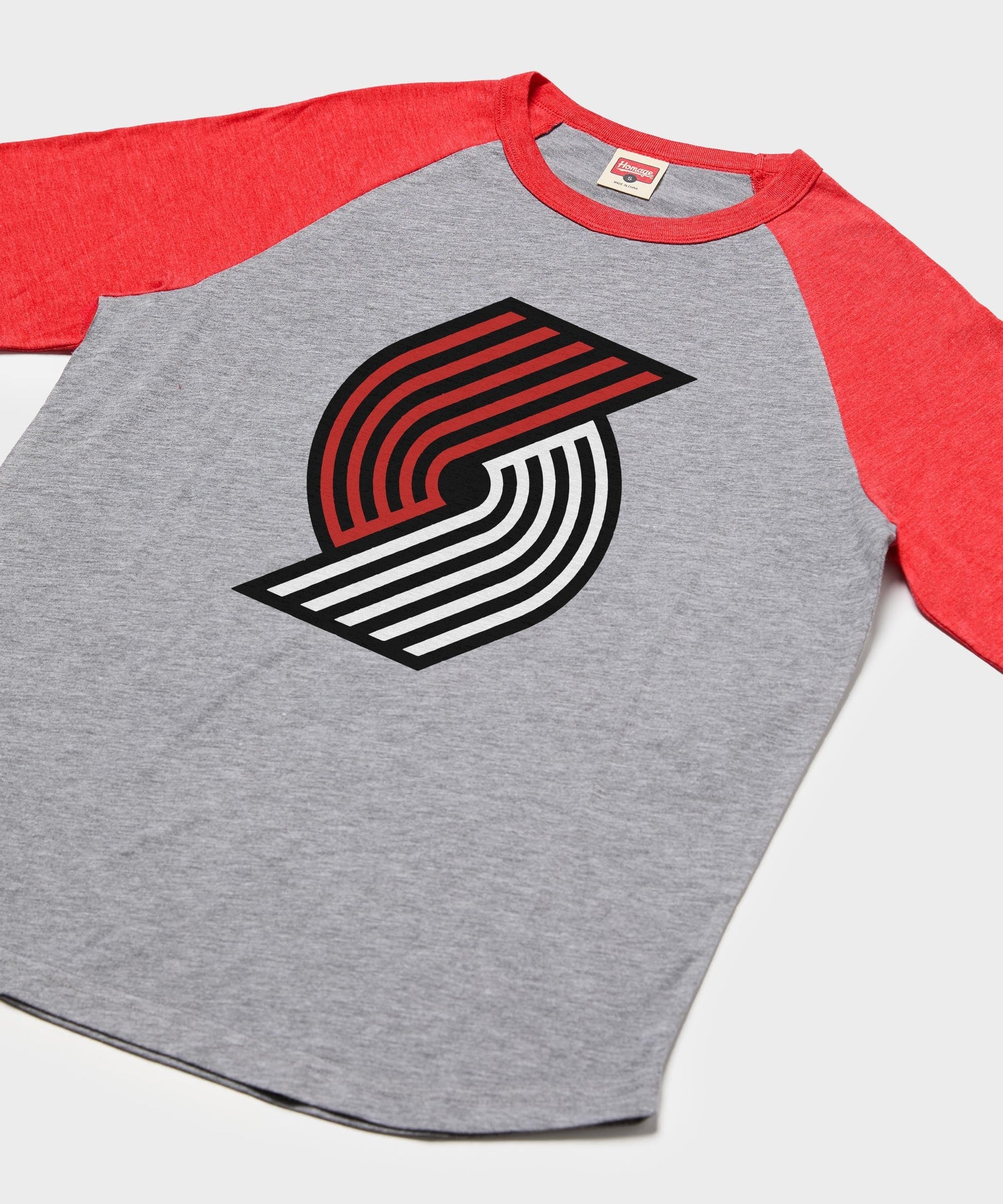 Portland Trail Blazers Logo Raglan