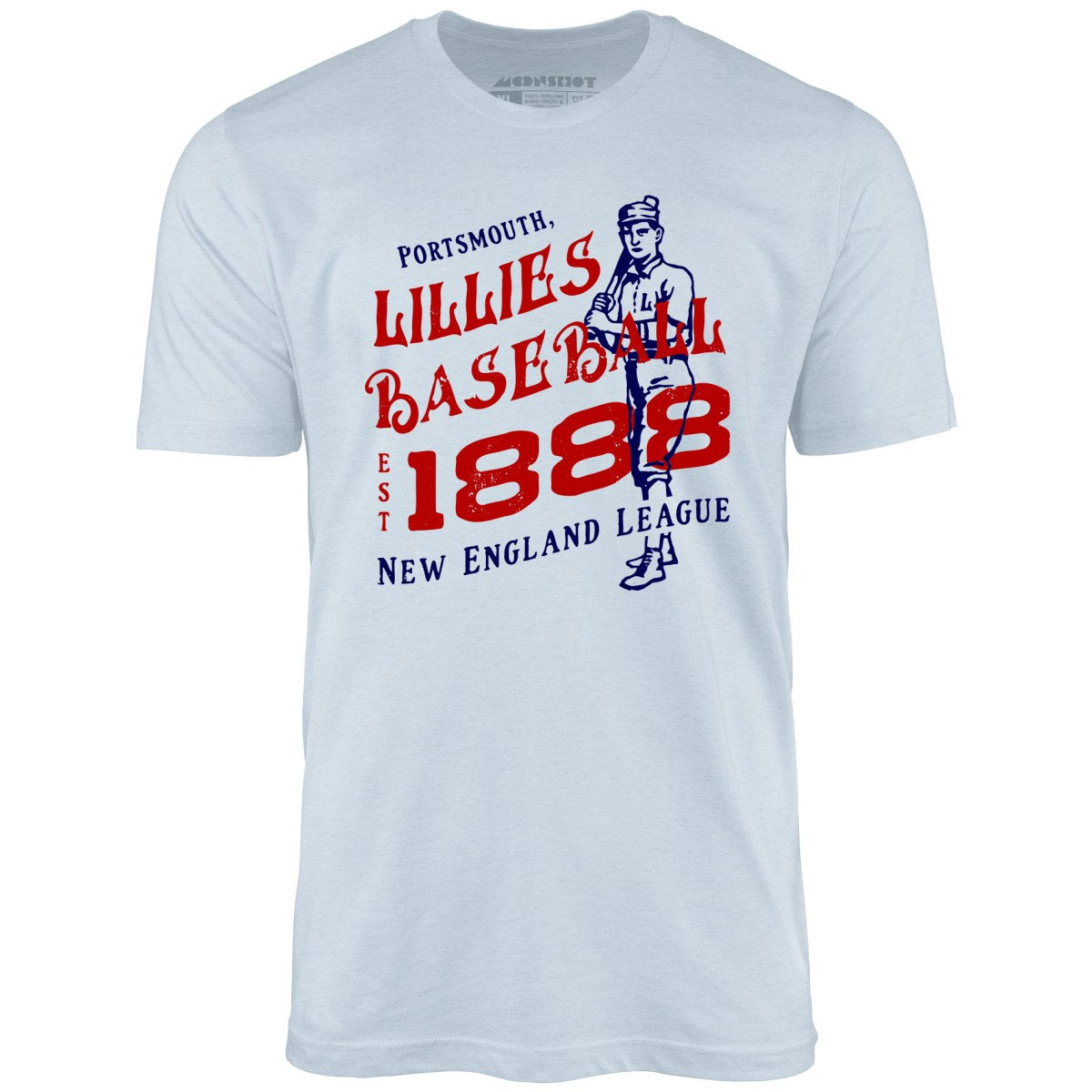 Portsmouth Lillies - New Hampshire - Vintage Defunct Baseball Teams - Unisex T-Shirt