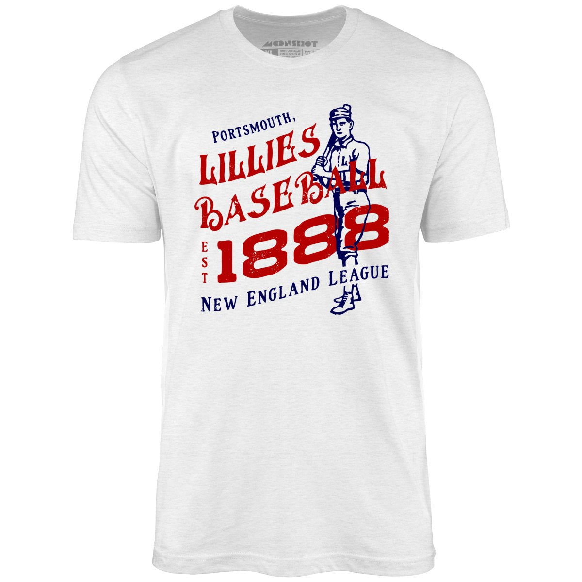 Portsmouth Lillies - New Hampshire - Vintage Defunct Baseball Teams - Unisex T-Shirt