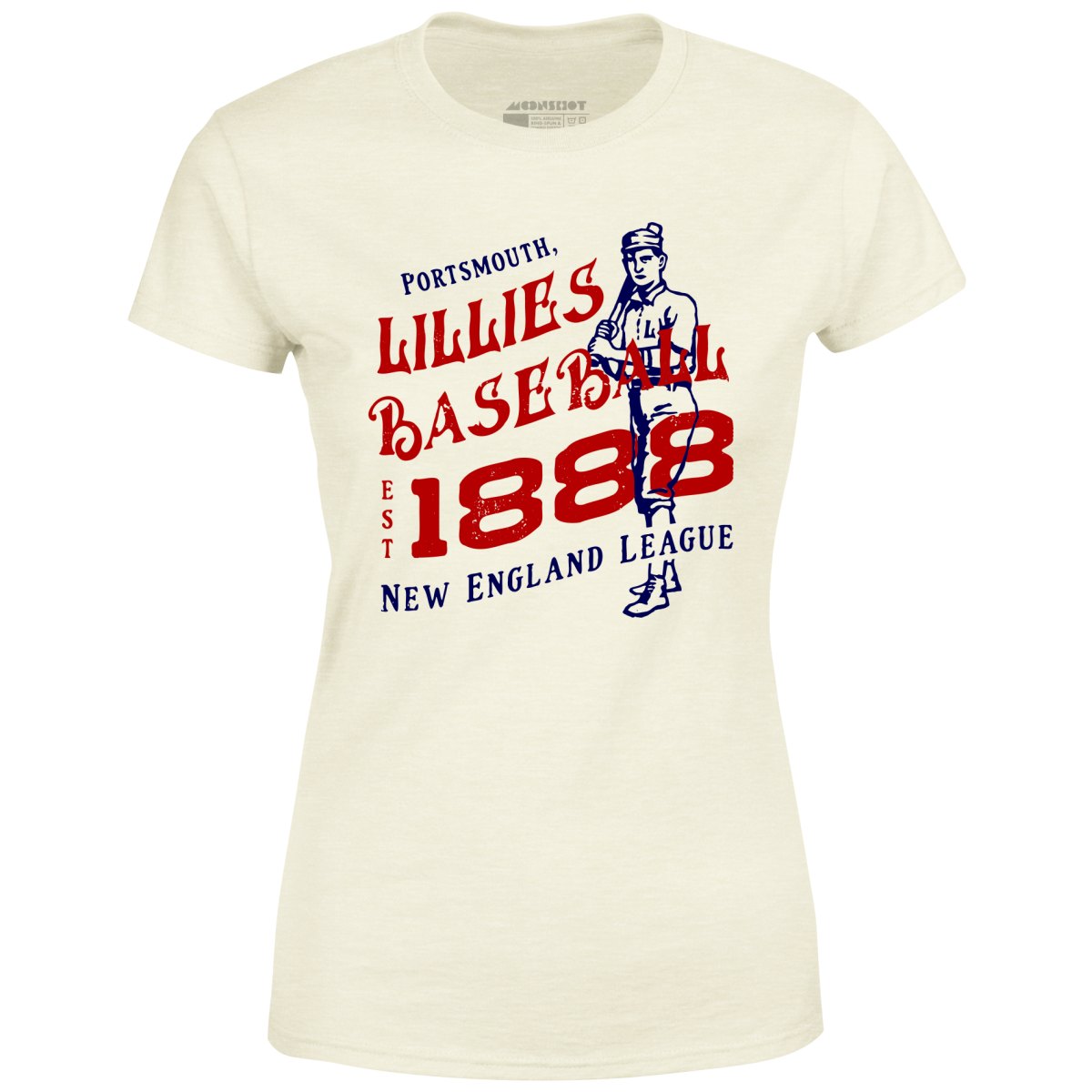 Portsmouth Lillies - New Hampshire - Vintage Defunct Baseball Teams - Women's T-Shirt