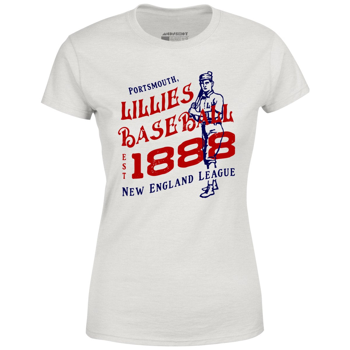 Portsmouth Lillies - New Hampshire - Vintage Defunct Baseball Teams - Women's T-Shirt