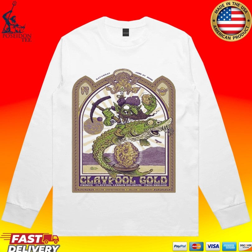 Primus Claypool Gold Tour Dillon Co June 27 2026 T-shirt