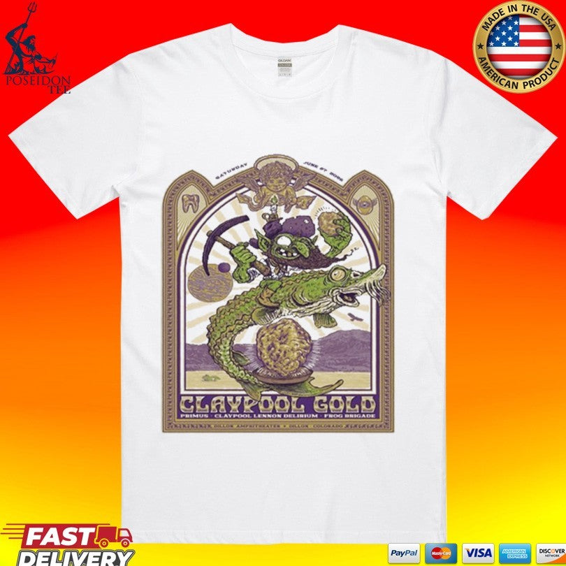 Primus Claypool Gold Tour Dillon Co June 27 2026 T-shirt