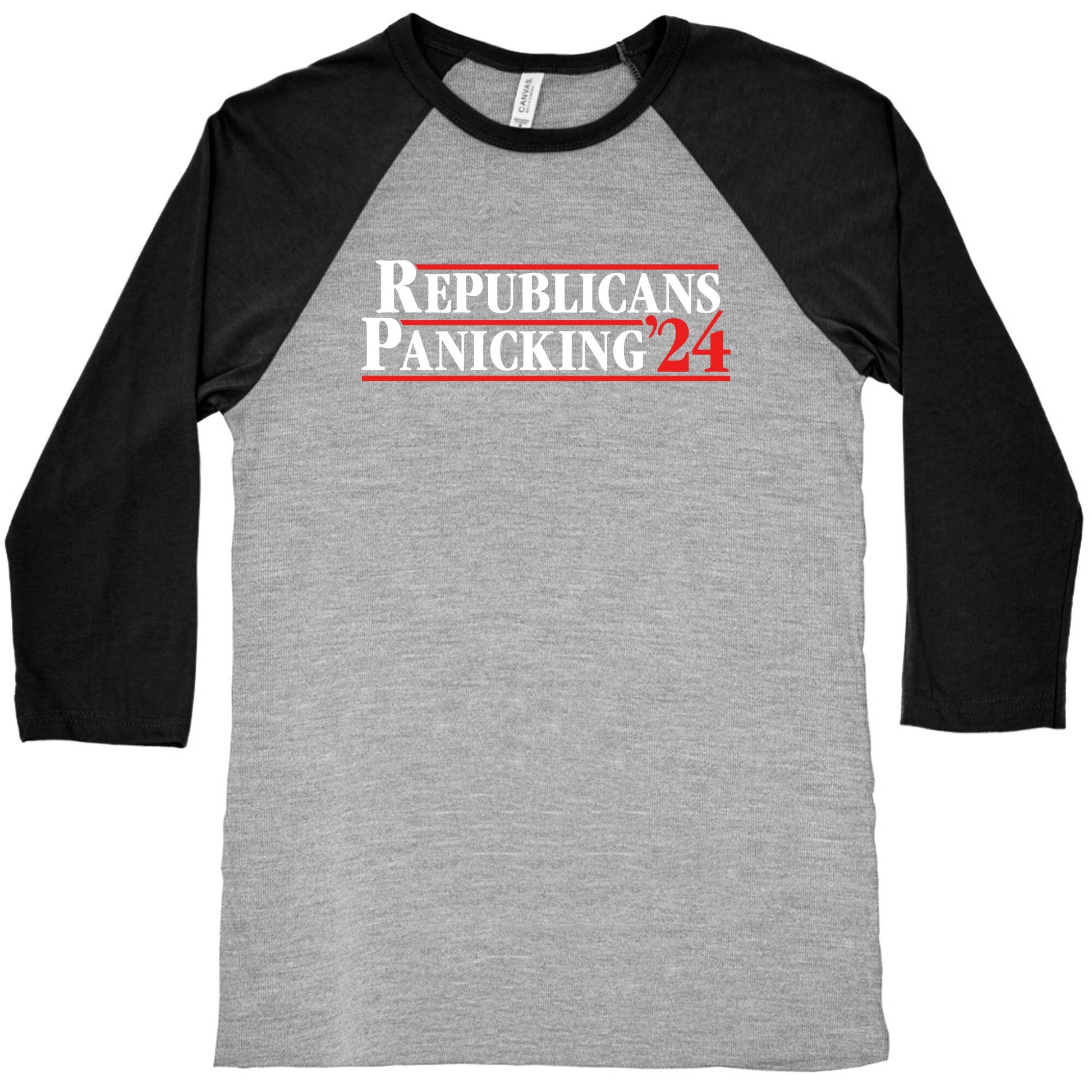 Republicans Panicking 2024 Baseball Tee