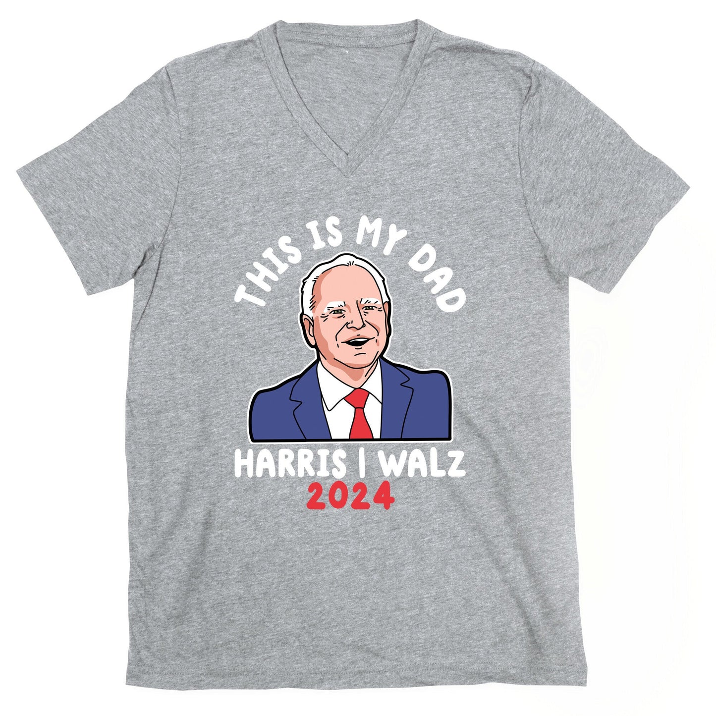 This Is My Dad Tim Walz V-Neck