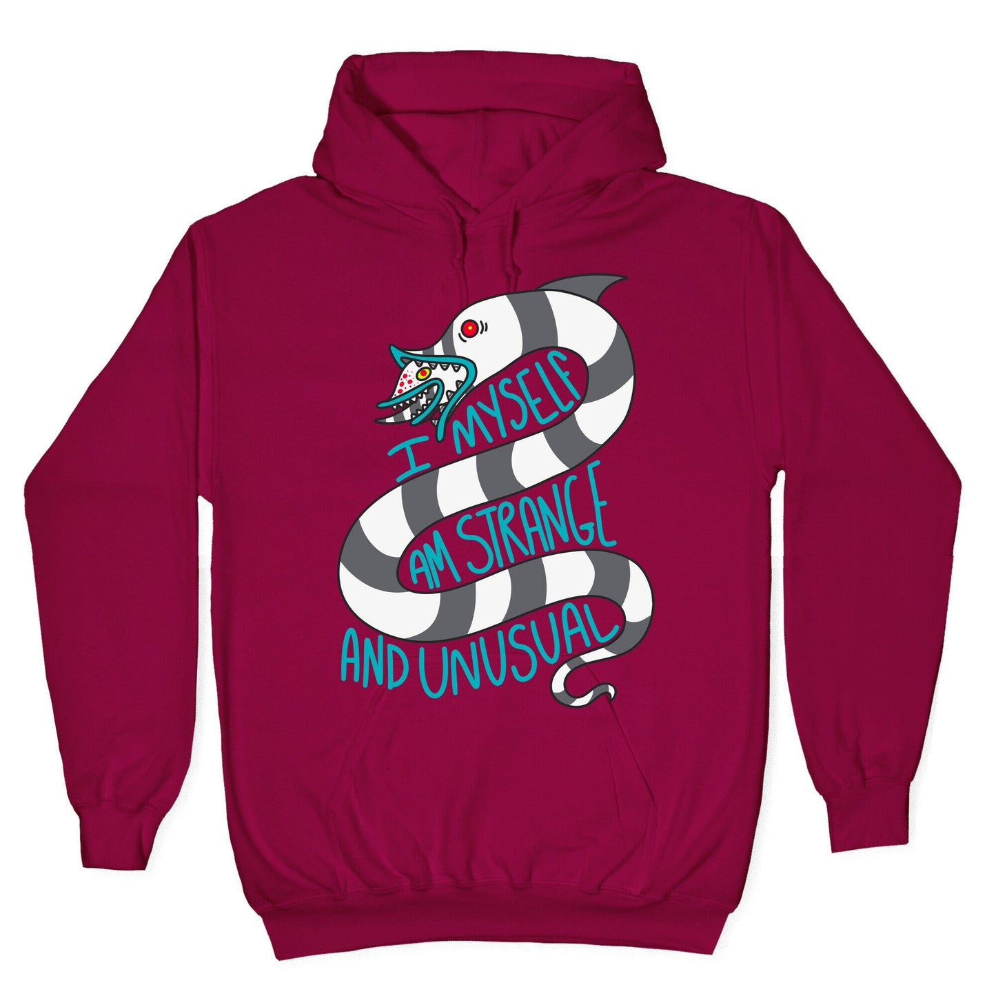 I Myself Am Strange and Unusual  Hoodie