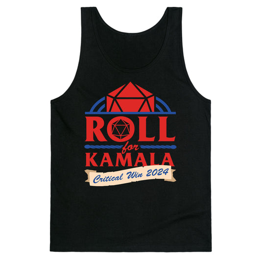 Roll for Kamala: Critical Win 2024 Tank Top