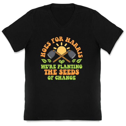 Hoes for Harris V-Neck