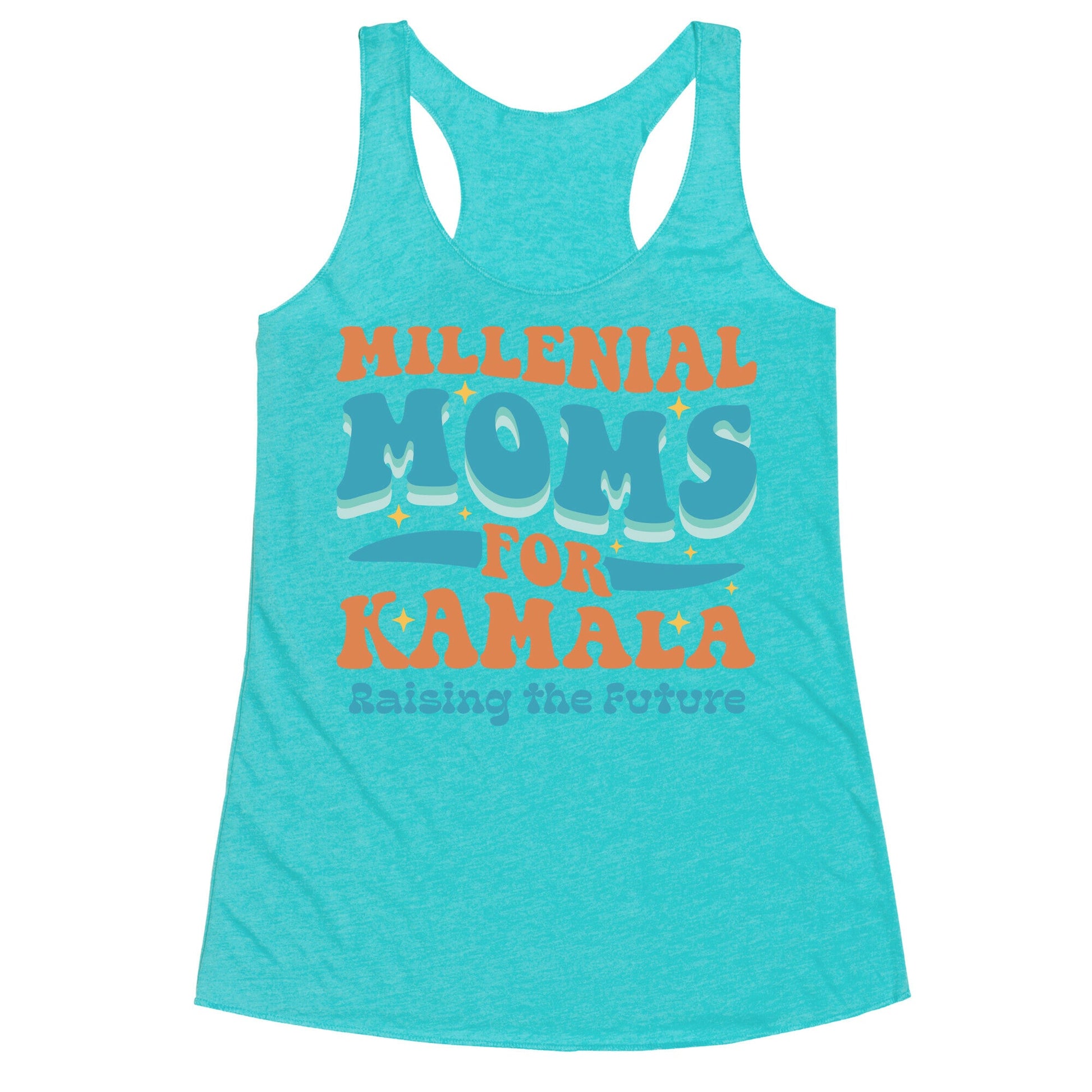 Millennial Moms for Kamala Racerback Tank