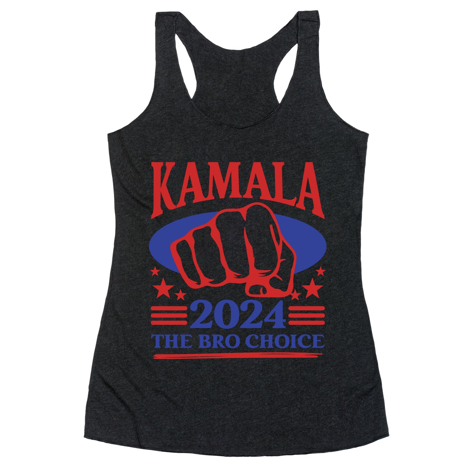 White Dudes for Kamala Racerback Tank