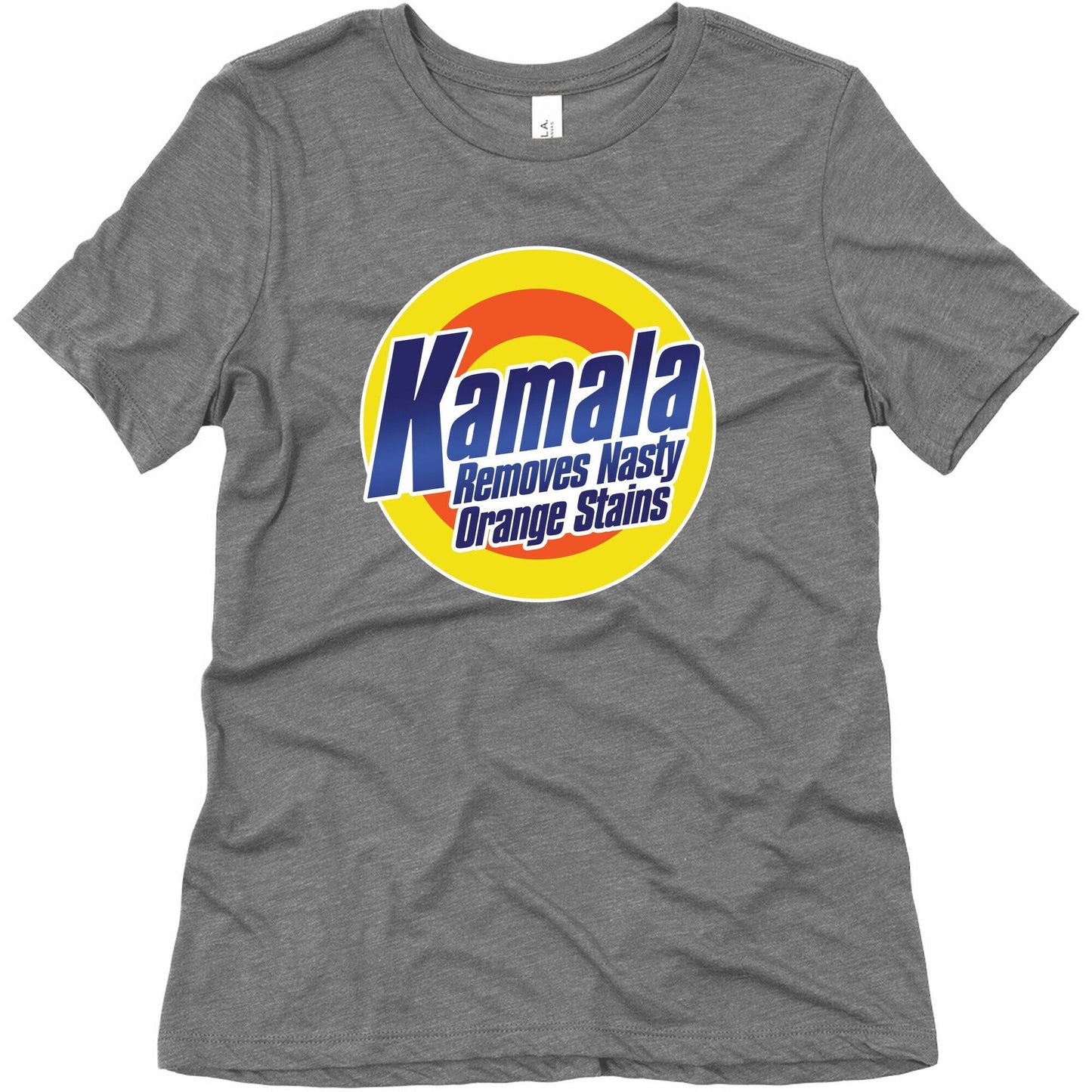 Kamala Removes Nasty Orange Stains Womens Triblend Tee