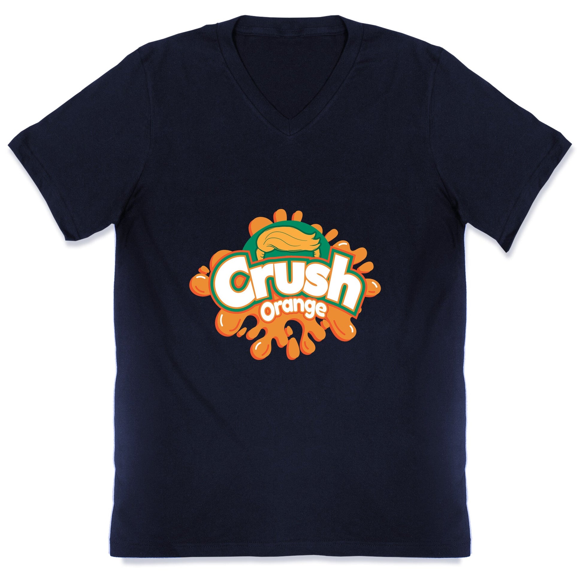Orange Crush Harris Walz 2024 V-Neck