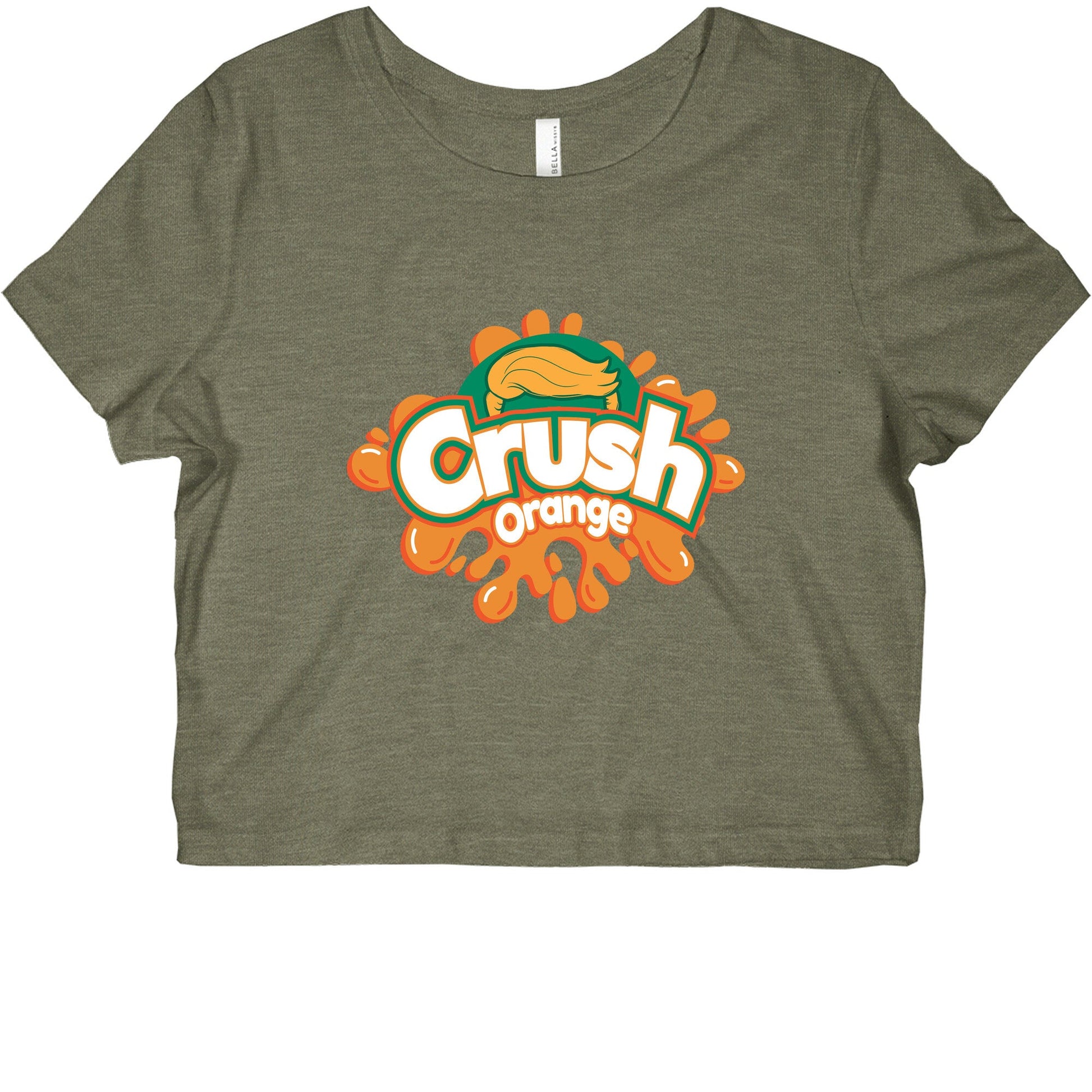 Orange Crush Harris Walz 2024 Graphic Baby Tee