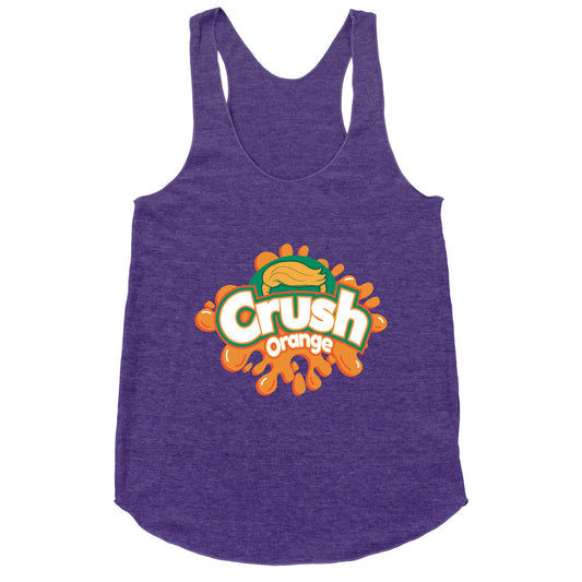 Orange Crush Harris Walz 2024 Racerback Tank