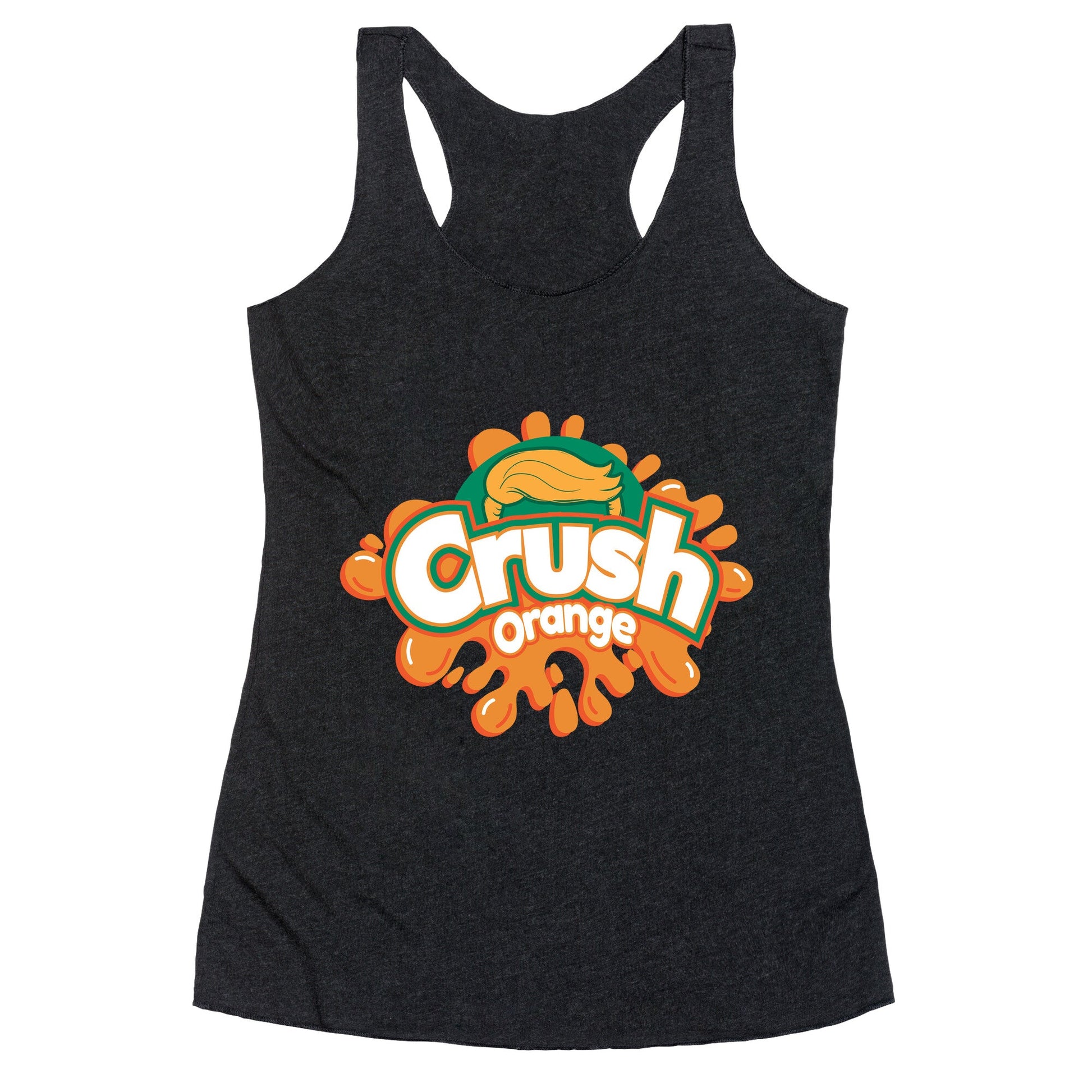 Orange Crush Harris Walz 2024 Racerback Tank