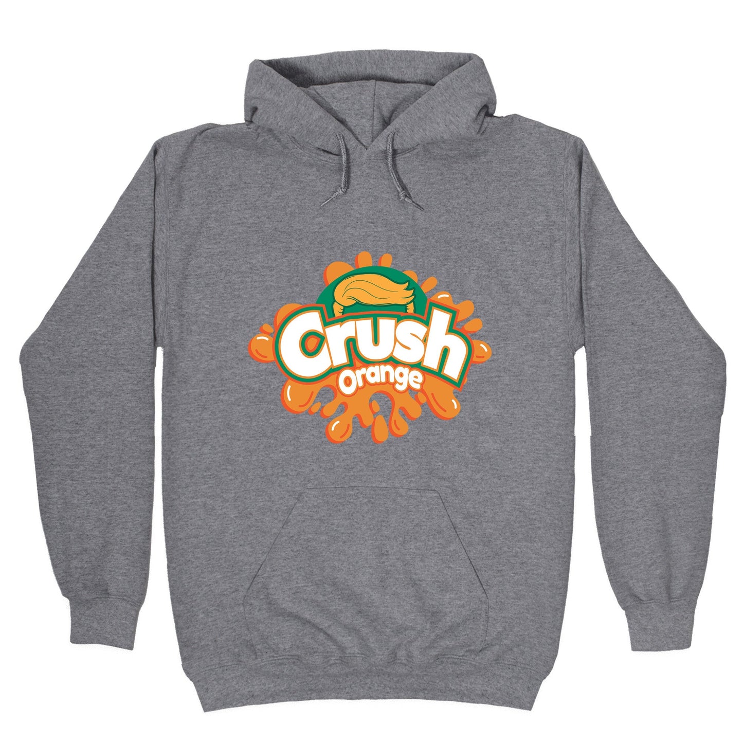 Orange Crush Harris Walz 2024 Hoodie