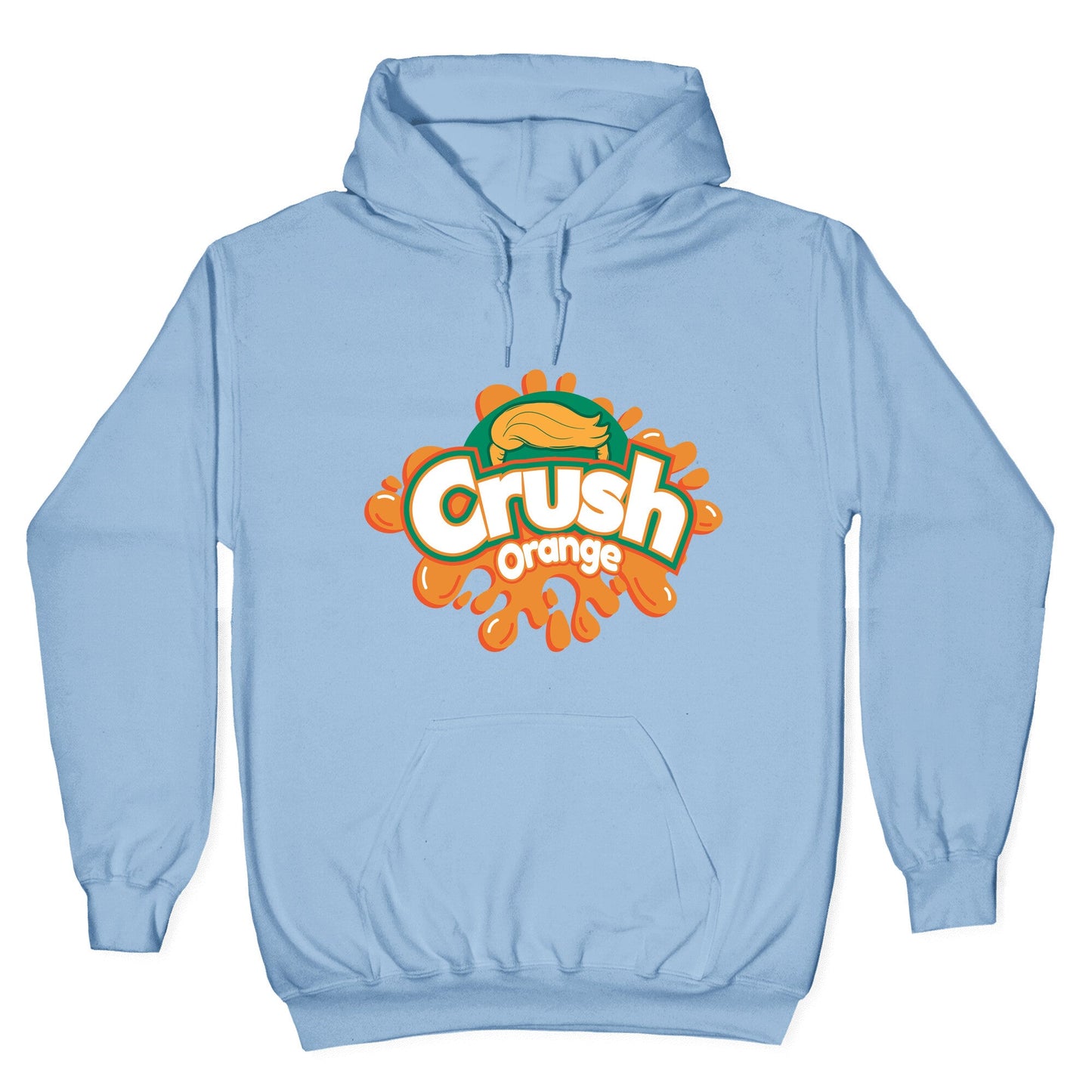 Orange Crush Harris Walz 2024 Hoodie