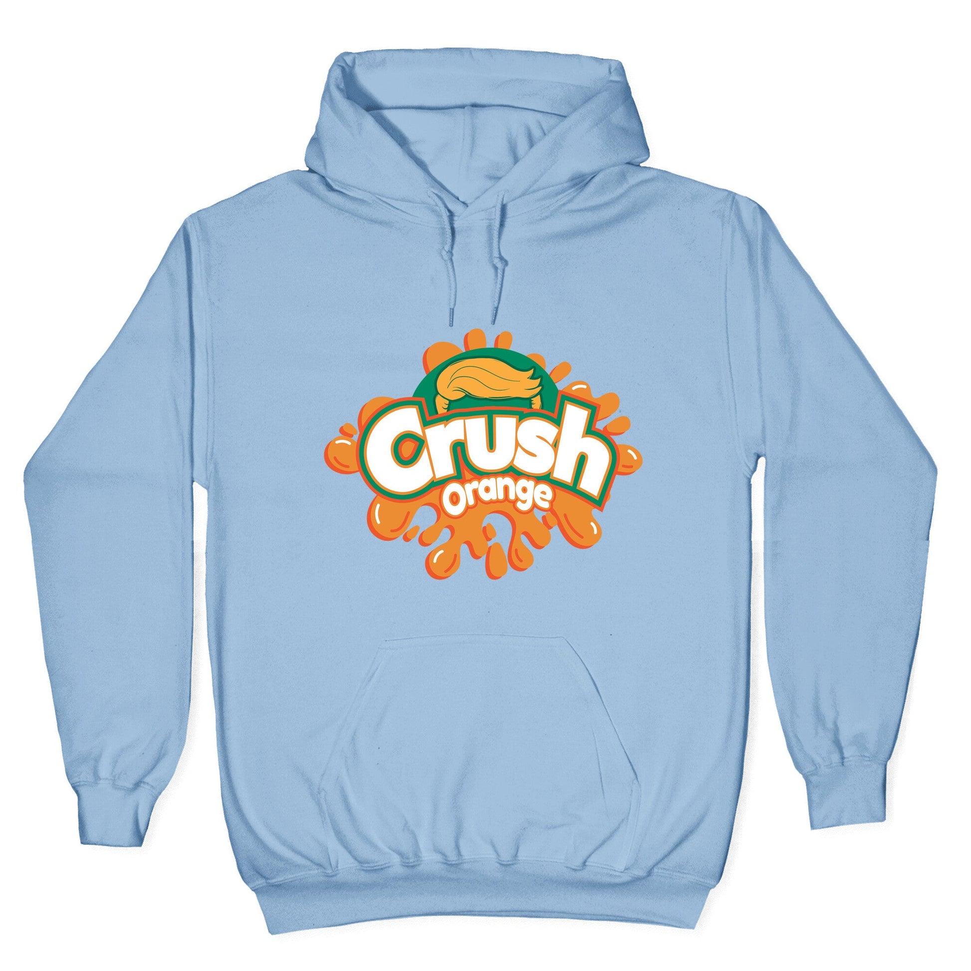 Orange Crush Harris Walz 2024 Hoodie