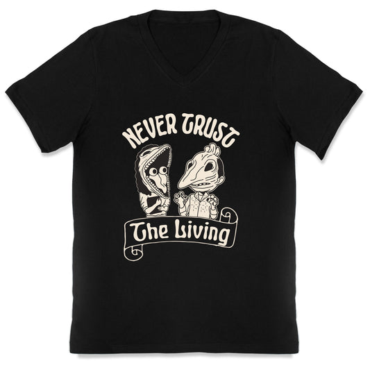 Beetlejuice Never Trust The Living V-Neck